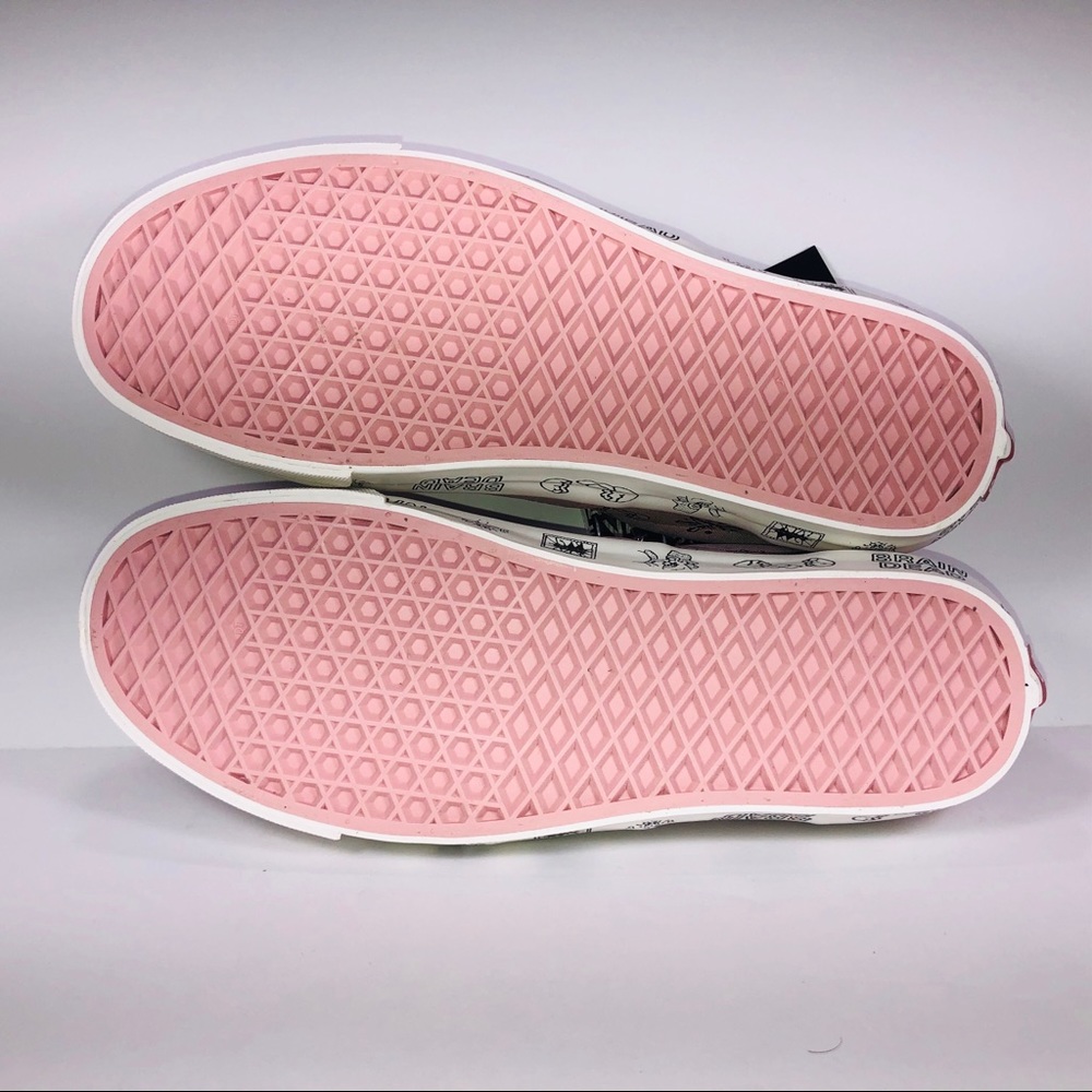VANS Braindead Era LX Silver Pink Marshmallow Shoe - Picture 8 of 10